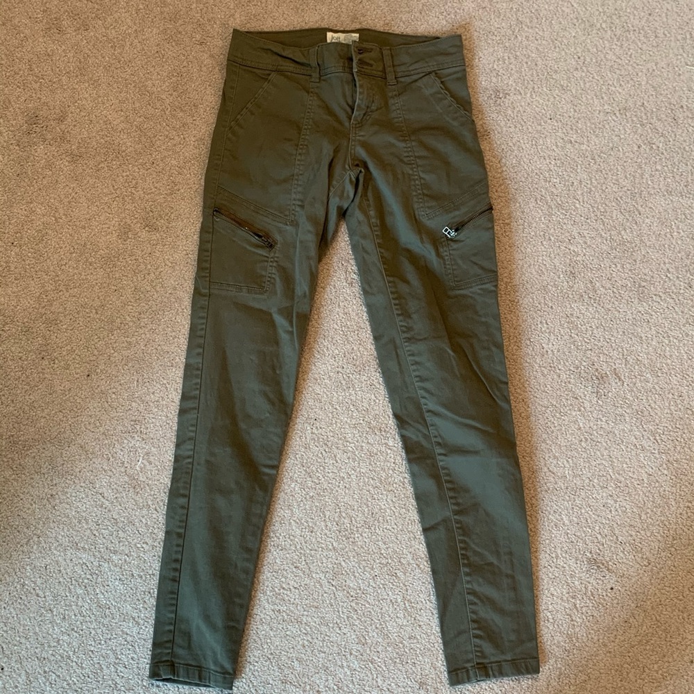 Camo green cargo pants